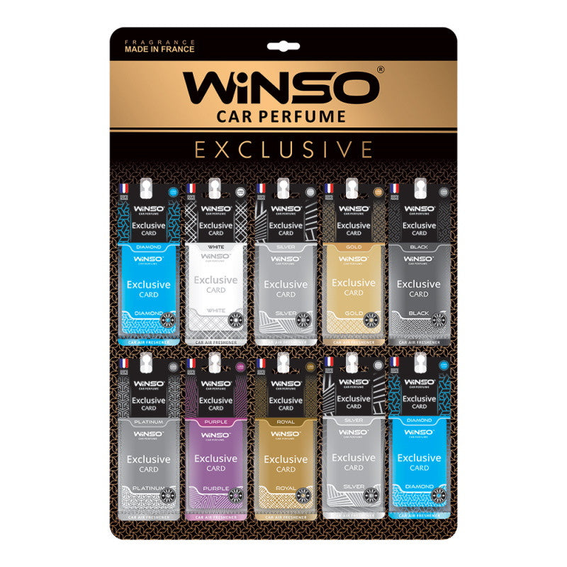 Odorizant Winso Exclusive Card Mix Display  (50 pcs. on display) Winso - imagine 1
