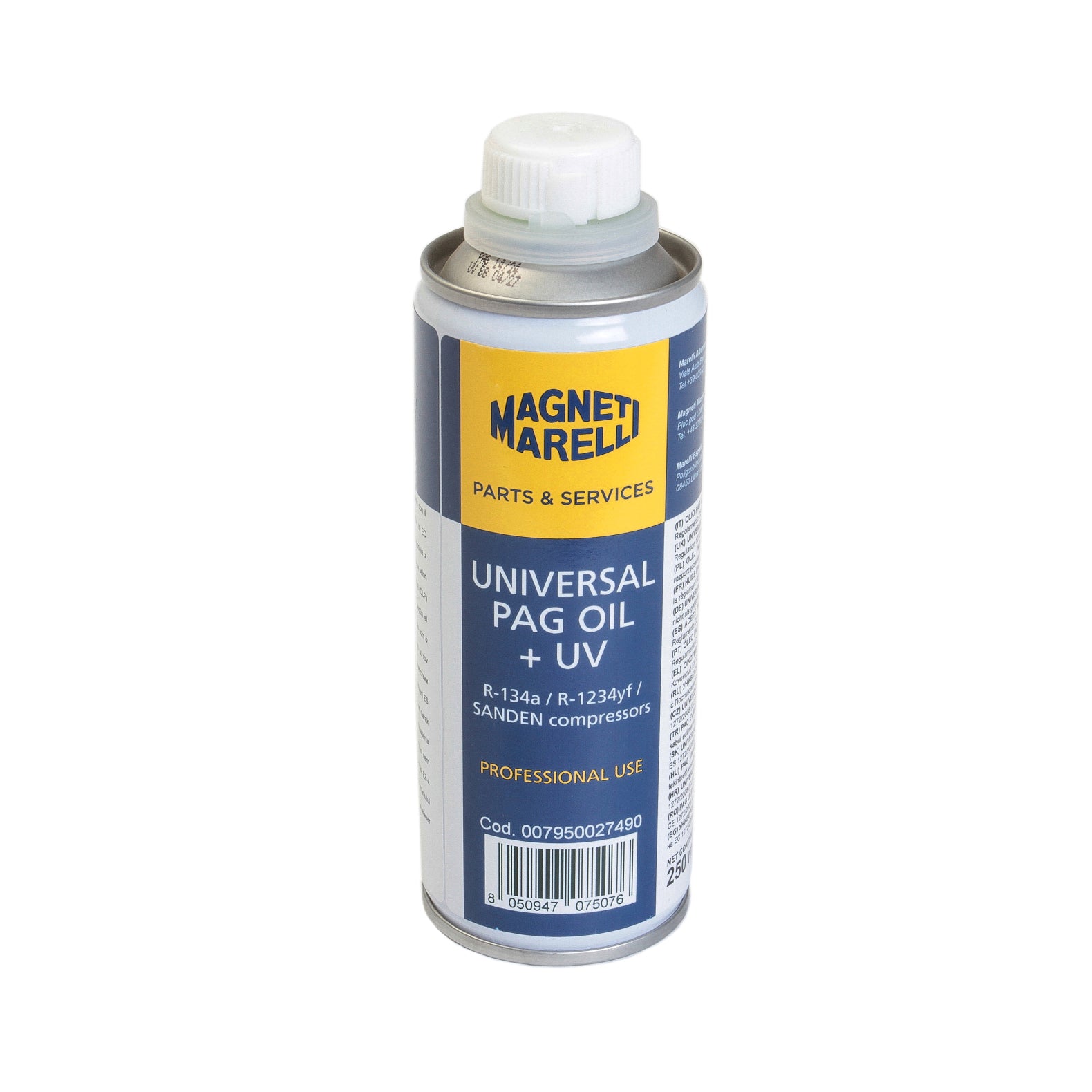 Ulei universal compresor clima pentru vehicule hibride R1234a / R1234yf  / Hybrid/ EV Sanden 250 ml Magneti Marelli - imagine 4