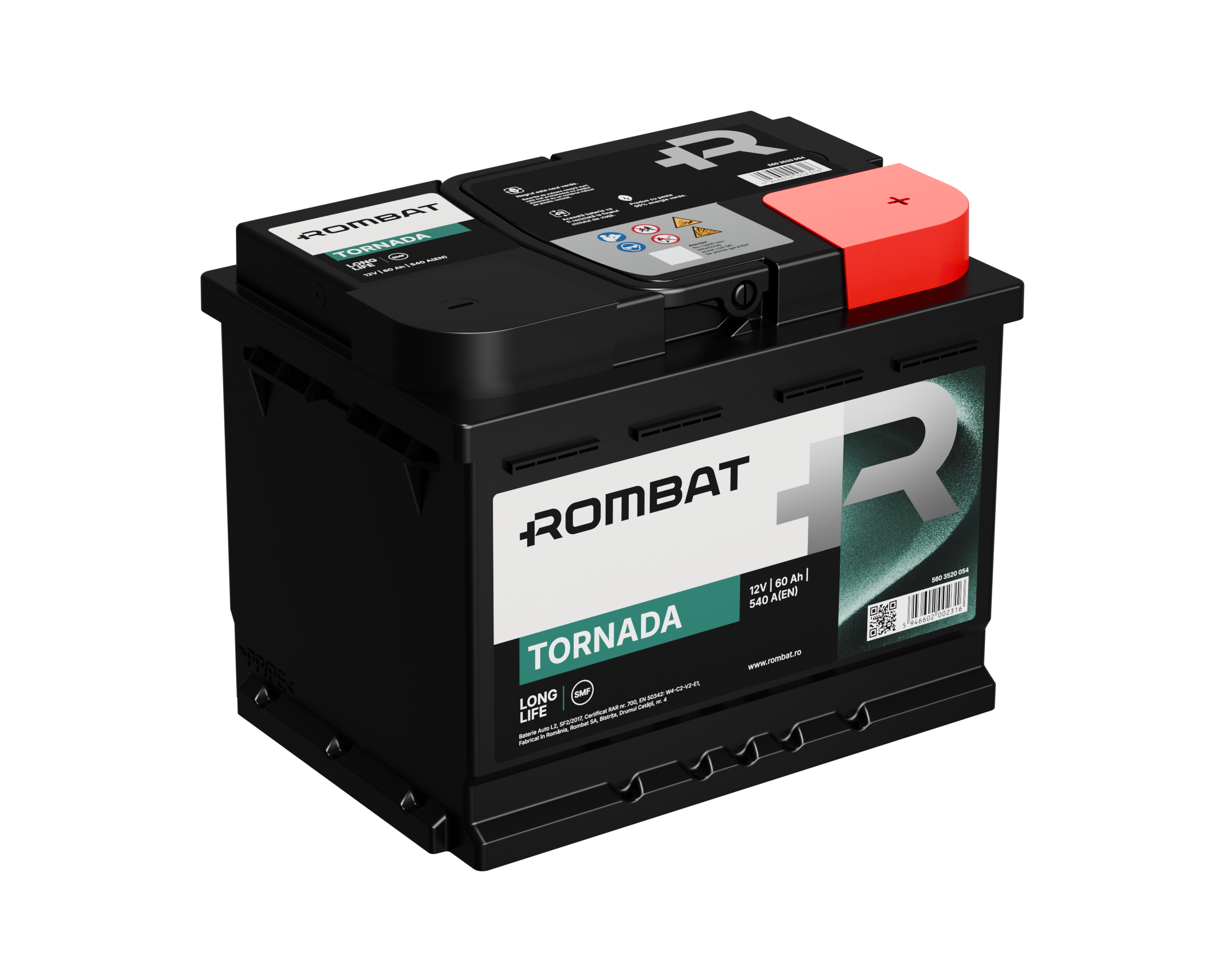 Acumulator Rombat Tornada 60Ah Rombat - imagine 4