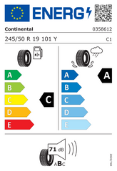 Anvelopa Vara Continental 245/50 R19 101Y FR PremiumContact 6 [DOT 2023] Continental - imagine 3