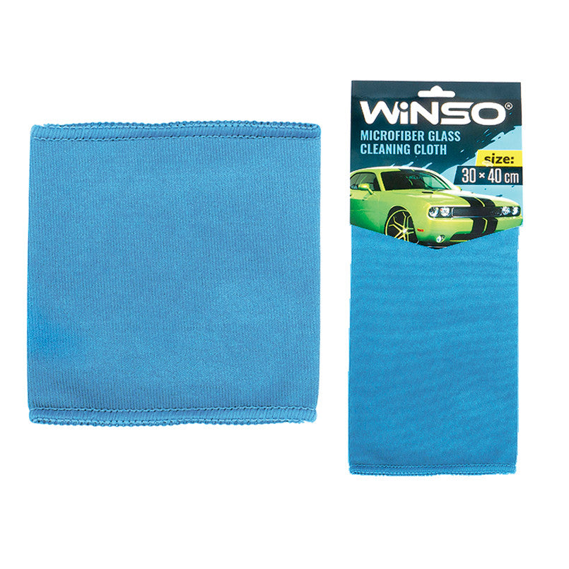 Laveta de curatat din microfibra pentru sticla 30x40 cm Winso - imagine 1