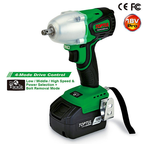 Masina de insurubat cu impact 3/8 brushless 385 Nm Toptul - imagine 1