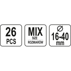 Set 26 coliere pentru furtun Yato Yato - imagine 3