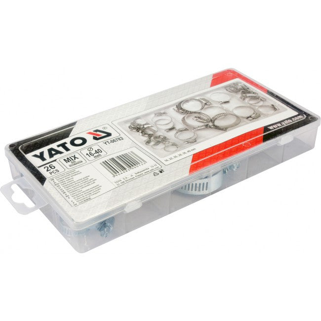 Set 26 coliere pentru furtun Yato Yato - imagine 4