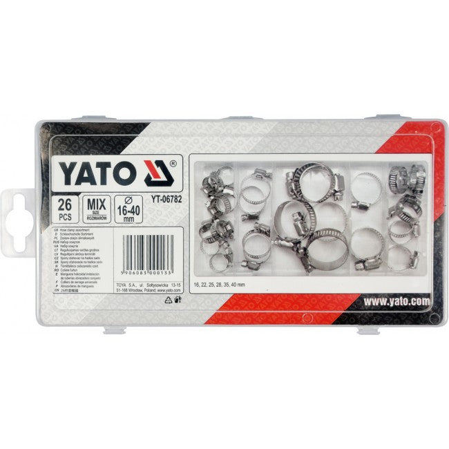 Set 26 coliere pentru furtun Yato Yato - imagine 5