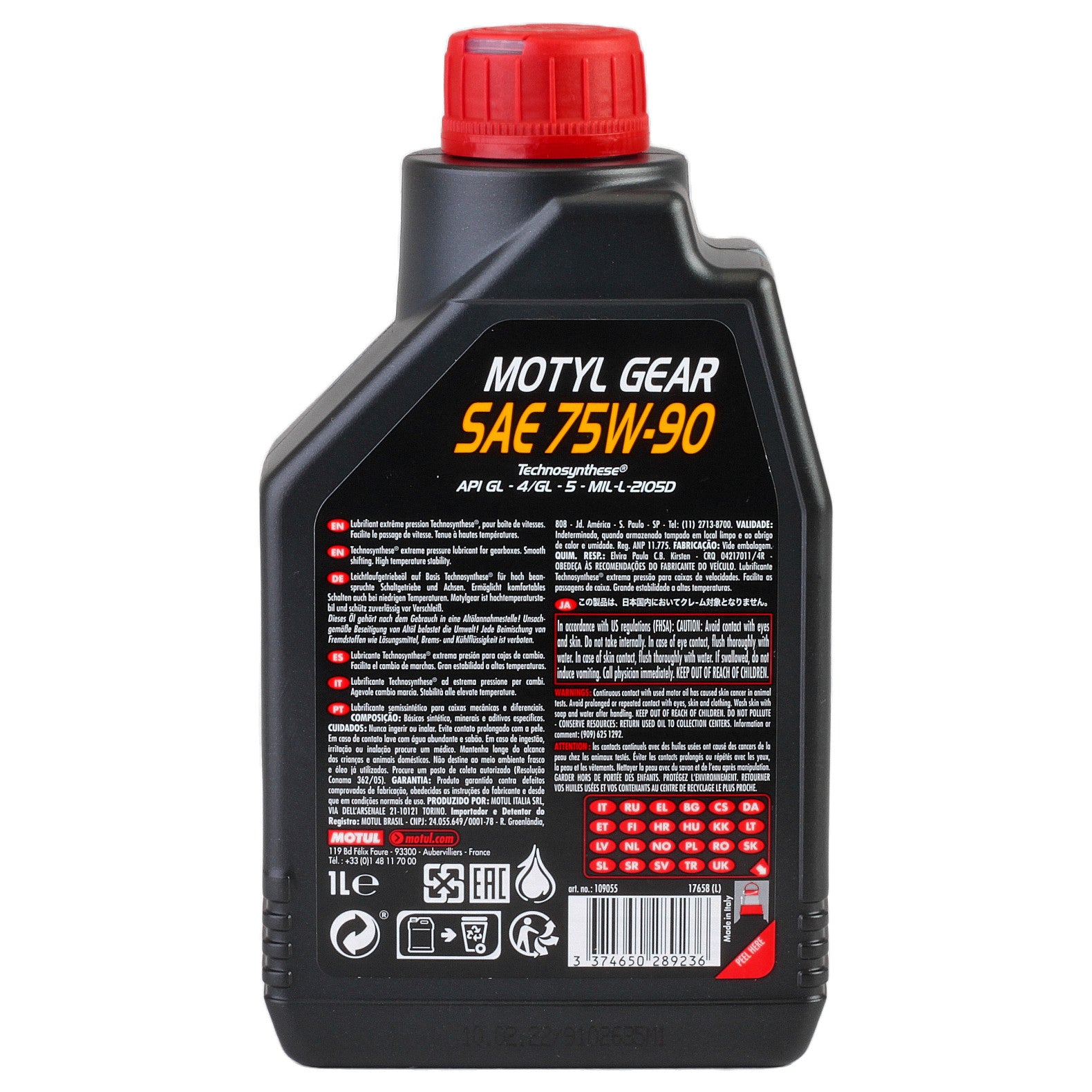 Ulei cutie manuala Motul MOTYLGEAR 75W90 1L Motul - imagine 3