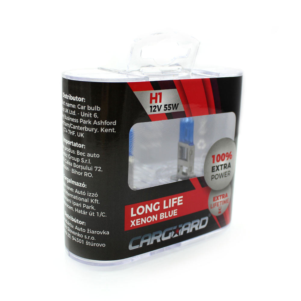 Bec MTR H1 12V 55W + 50% intensitate Alb Xenon Carguard - imagine 3