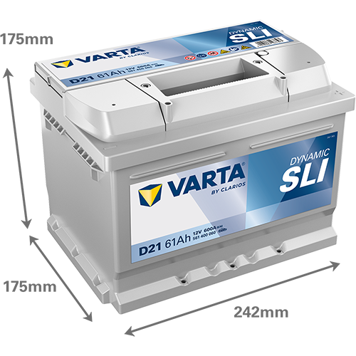 Acumulator Varta SLI Dynamic 61 Ah Varta - imagine 2