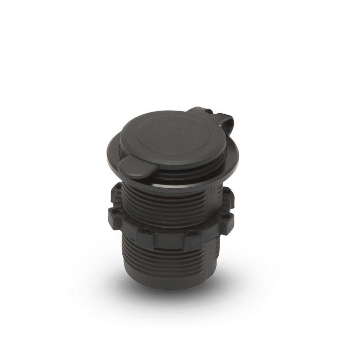 Adaptor USB instalabil în locaşul brichetei – lumină verde Carguard - imagine 1