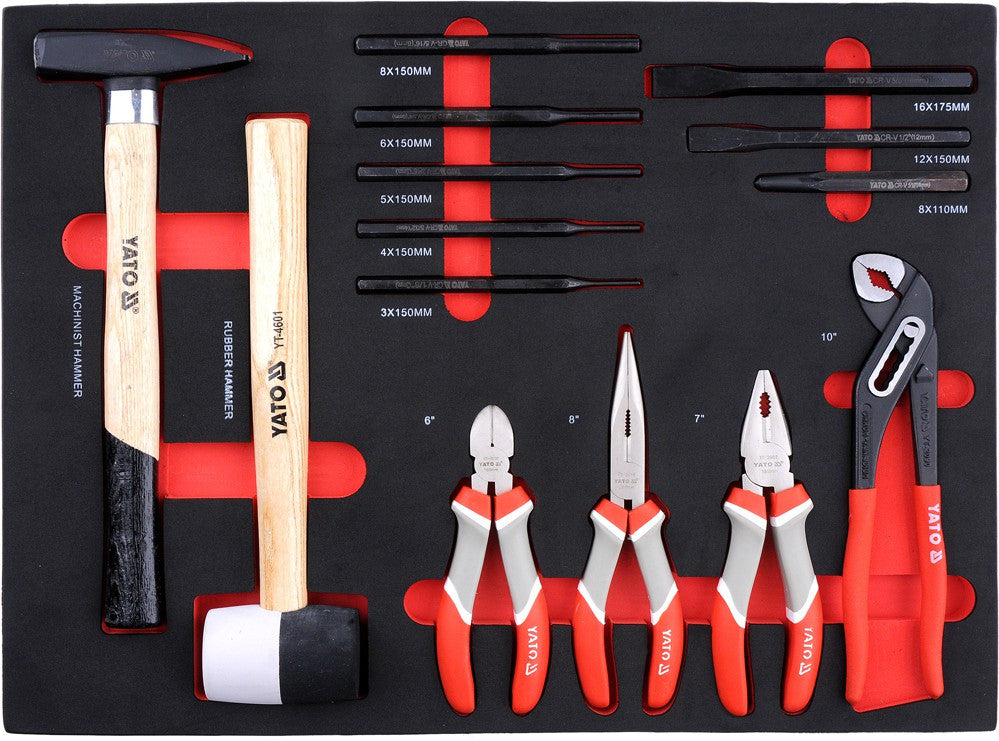 Dulap cu scule profesional 7 sertare echipat complet cu 211 Yato - imagine 8