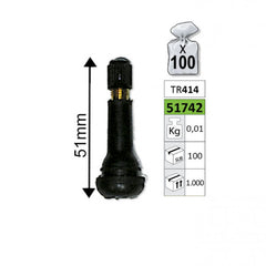 Valva anvelopa 51 mm TR414 JBM - imagine 1