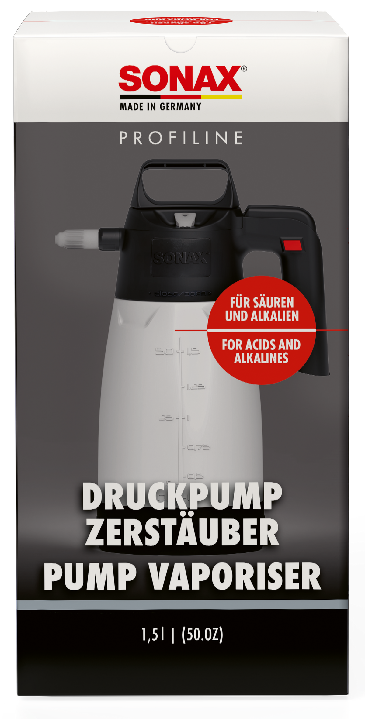 SONAX Bidon cu pulverizator, capacitate 1,5 litri, cod 496005 Sonax - imagine 1