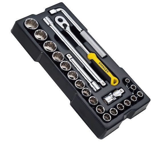 Modul de chei tubulare STANLEY® TRANSMODULE SYSTEM™ de 1/2 in., 12 puncte, 23 buc. Stanley - imagine 1