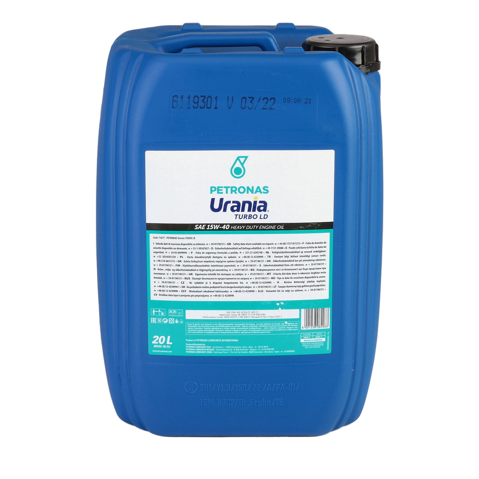 Ulei motor Urania Turbo LD 15W40 20L Urania - imagine 3