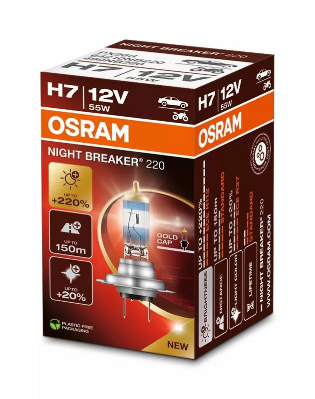 Bec Halogen Osram H7 Night Breaker 220 Osram - imagine 1