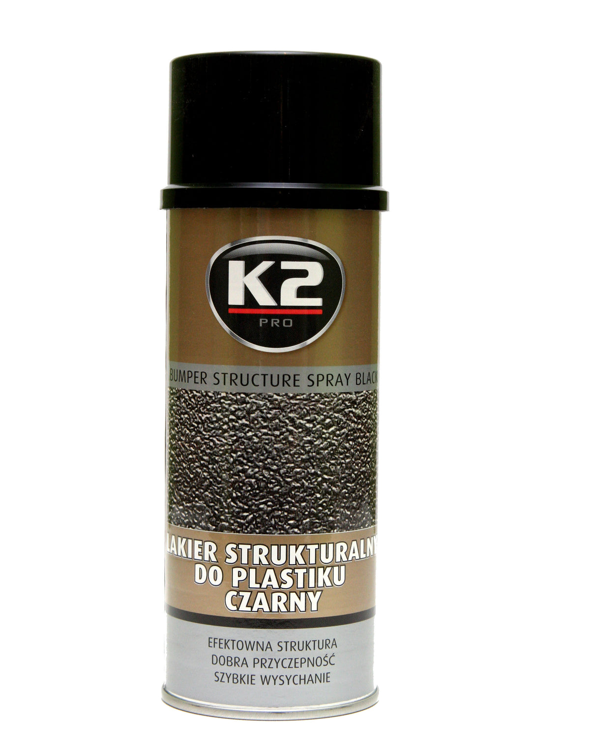 BUMPER SPRAY 400 ml. – Vopsea texturată bară protecţie 400 ml. K2 - imagine 1