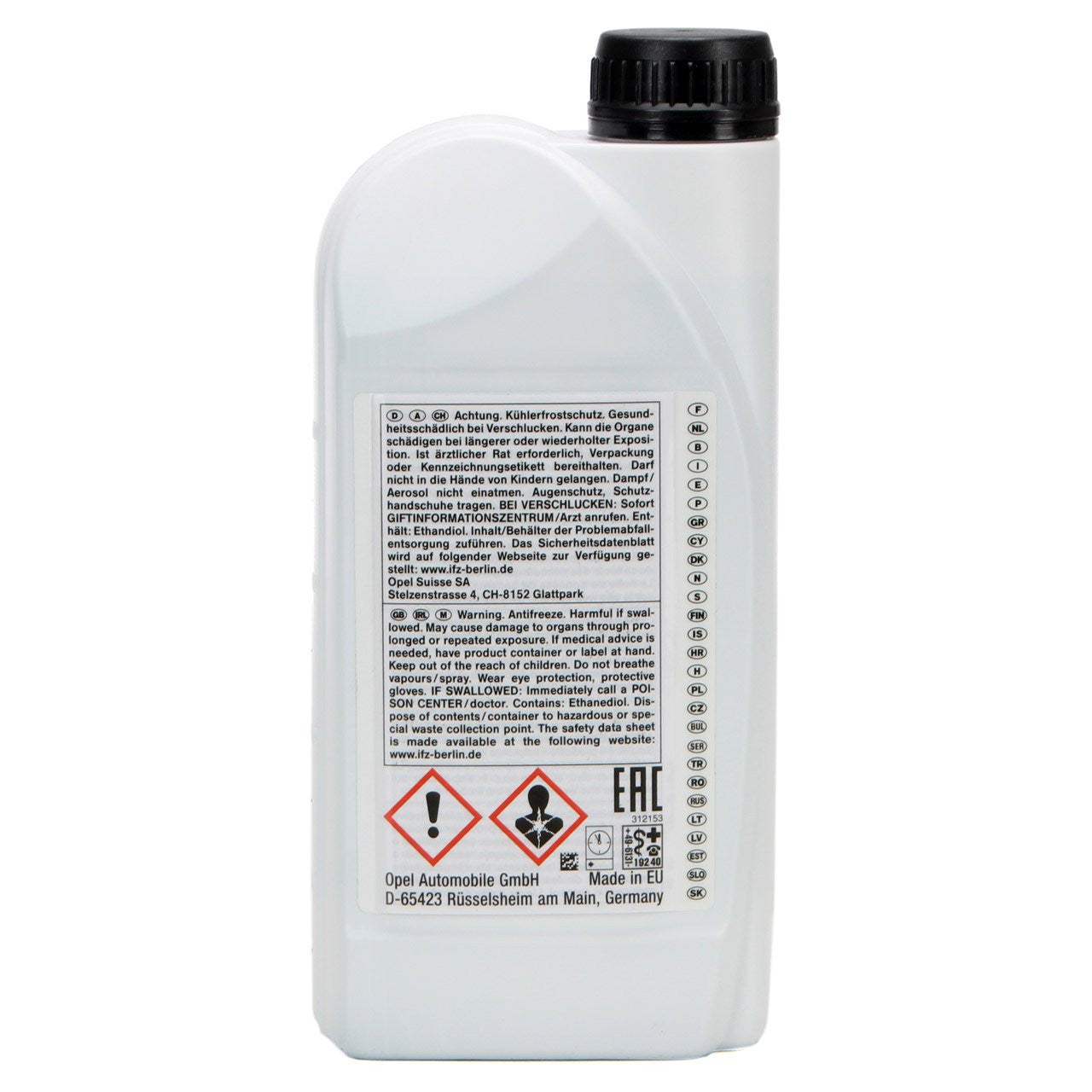 Antigel concentrat Albastru Opel Longlife 1L Opel - imagine 2
