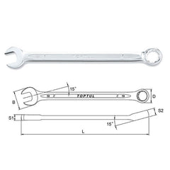 Cheie combinata lunga 13 mm Toptul - imagine 1