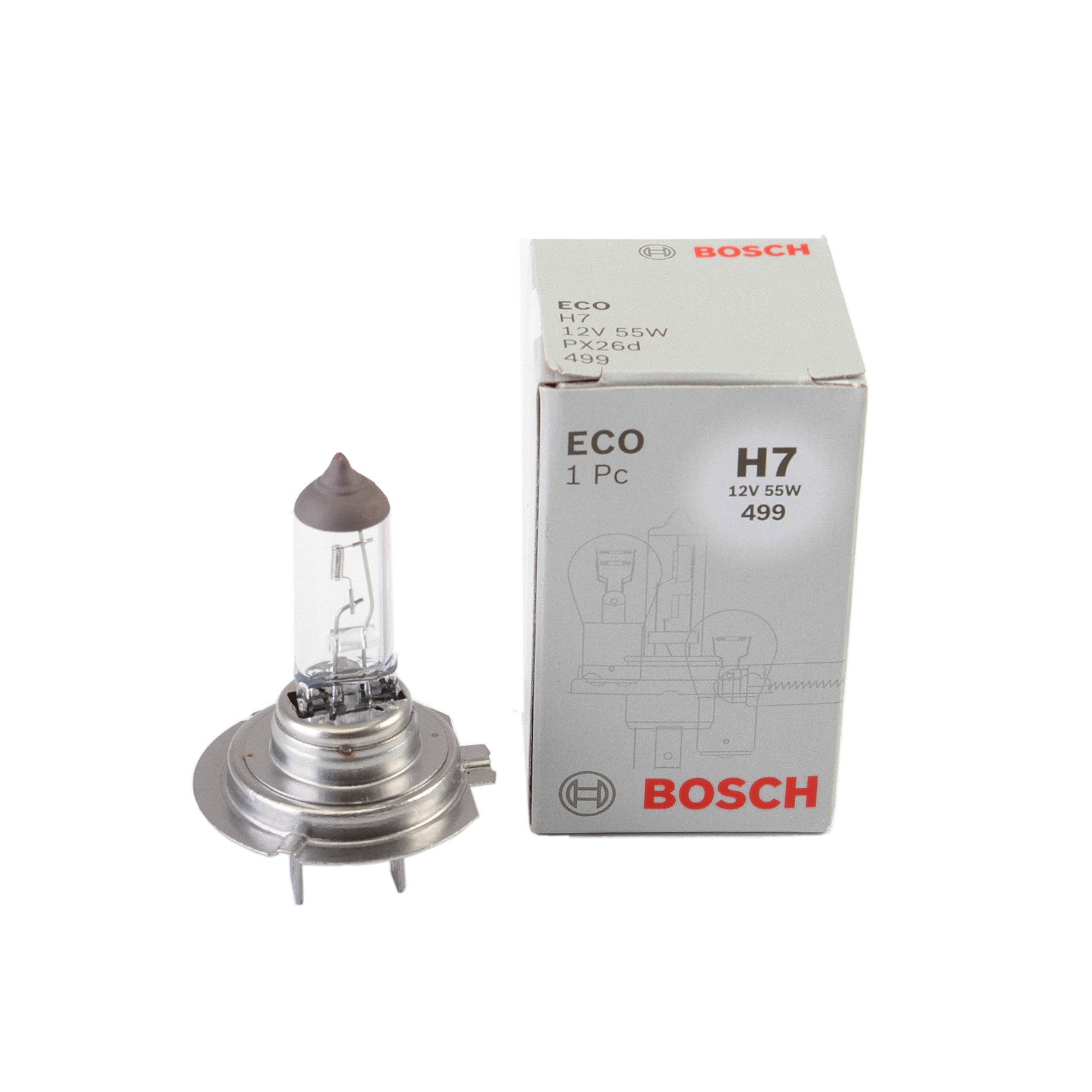 Bec Bosch H7 12V 55W PX26d Bosch - imagine 1