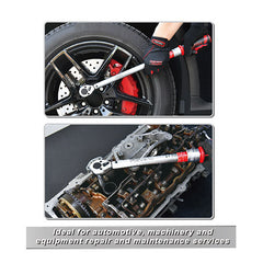 Cheie dinamometrică mecanică 1/2" 70-350 Nm Toptul - imagine 4