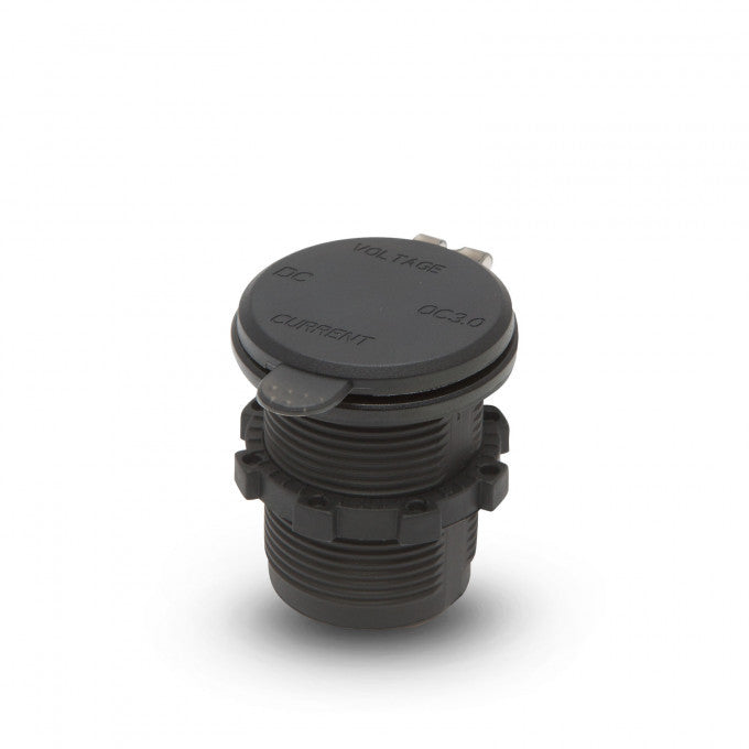 Adaptor USB cu montare în locul brichetei cu voltmetru Carguard - imagine 1