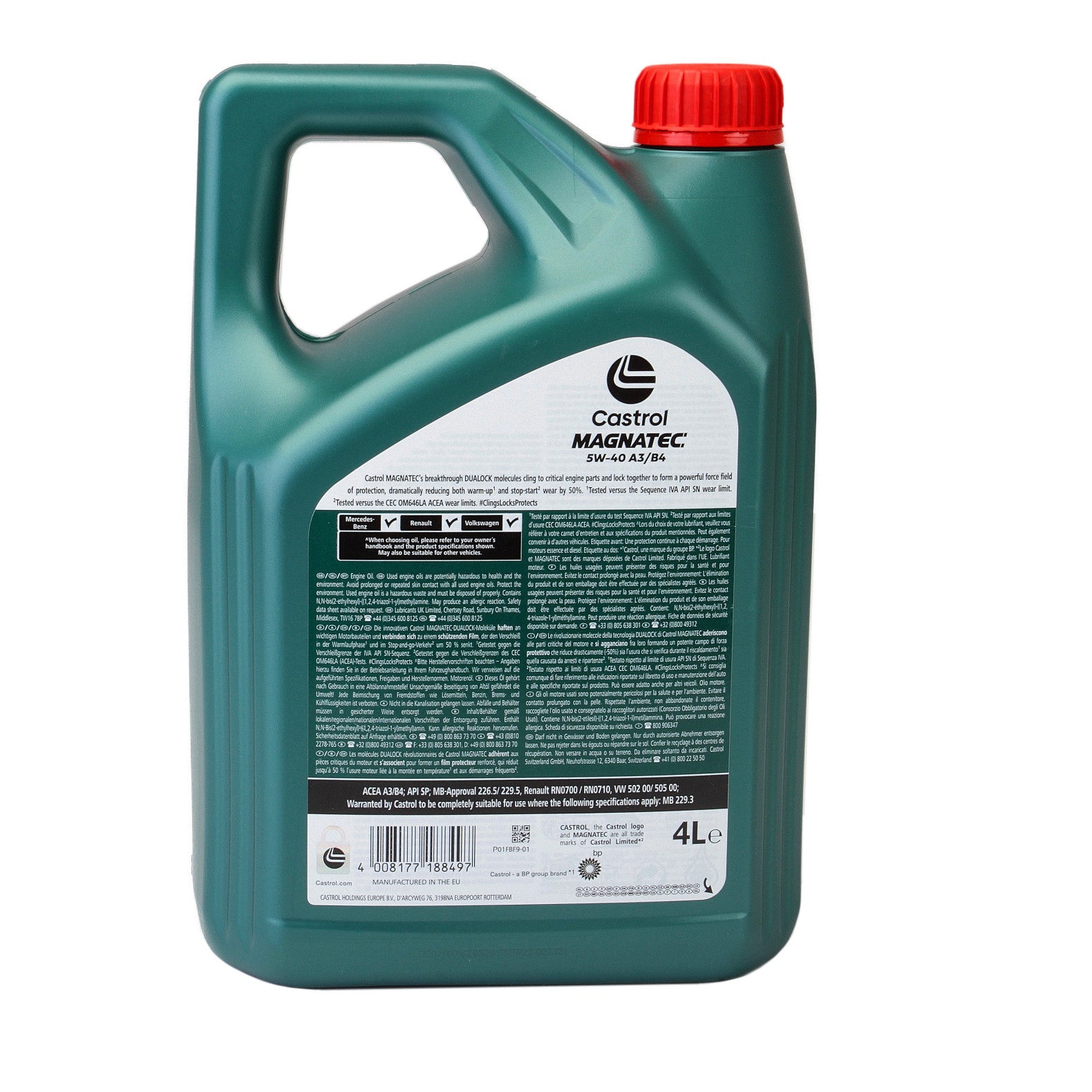 Ulei motor Castrol Magnatec 5W40 A3/B4  4L Castrol - imagine 3