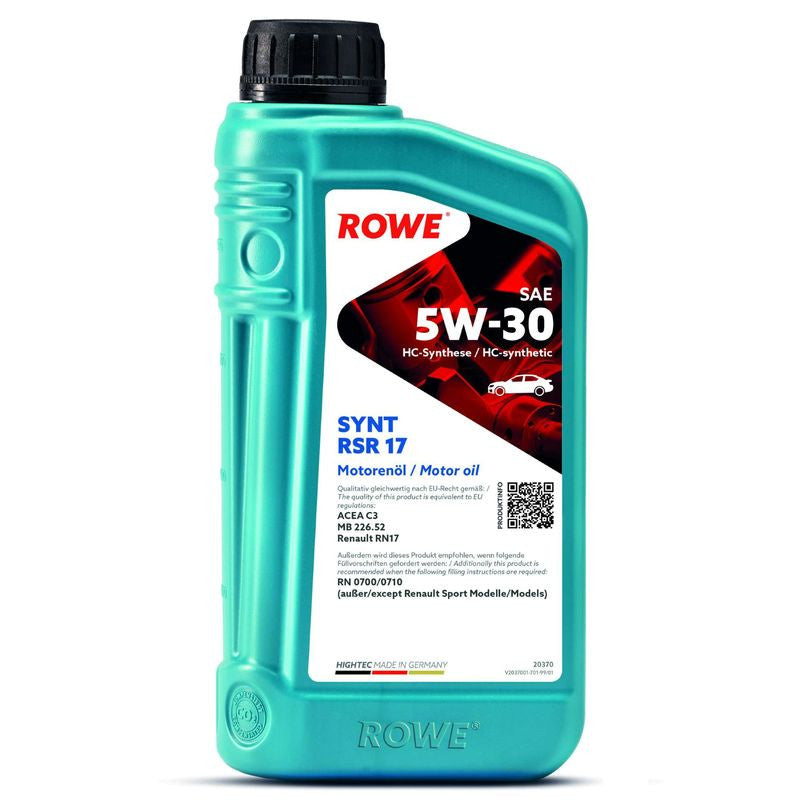 Ulei motor turisme Rowe HighTec RSR 5W30 1L Rowe - imagine 1