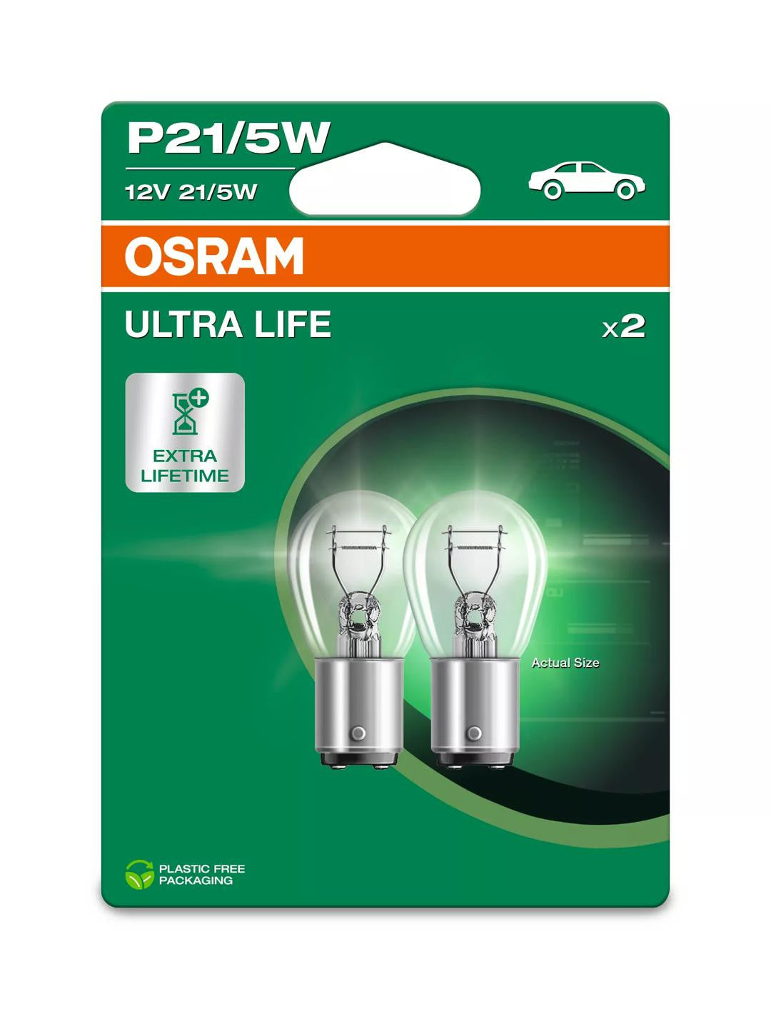 Bec Osram Ultra Life P21/5W 12V BAY15d Osram - imagine 1
