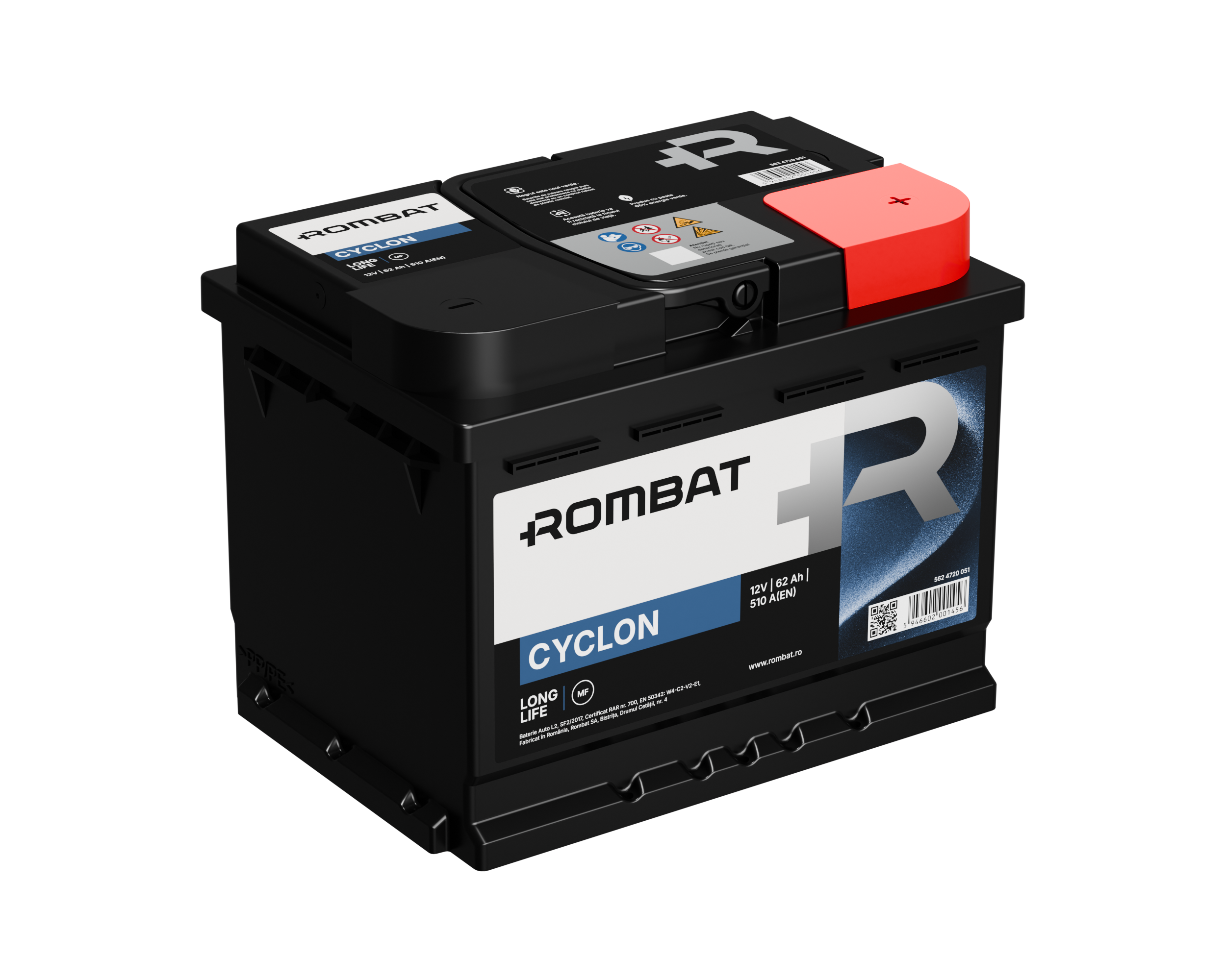 Acumulator Rombat Cyclon 62 Ah Rombat - imagine 4
