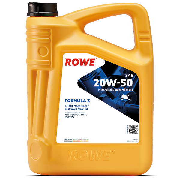Ulei moto Rowe HighTec Formula Z 4T 20W50 4L Rowe - imagine 1