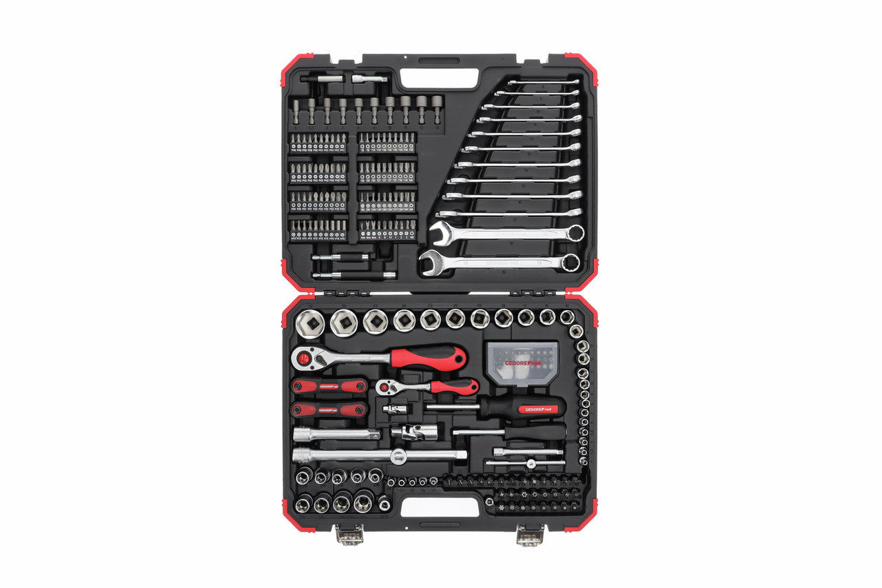 Set chei tubulare 1/4" + 1/2", 232 buc Gedore - imagine 3