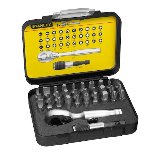 SET DE 32 PIESE 1/4” DE INSURUBAT Stanley - imagine 1