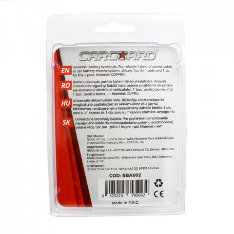 Set Borne Baterii Auto - CUPRU Carguard - imagine 4