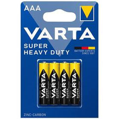 Baterie Super Heavy Duty AAA Fol 4 buc Varta - imagine 1