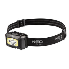 Lanterna de cap reincarcabila USB 250lm COB LED, cu senzor de miscare Neo Tools - imagine 1