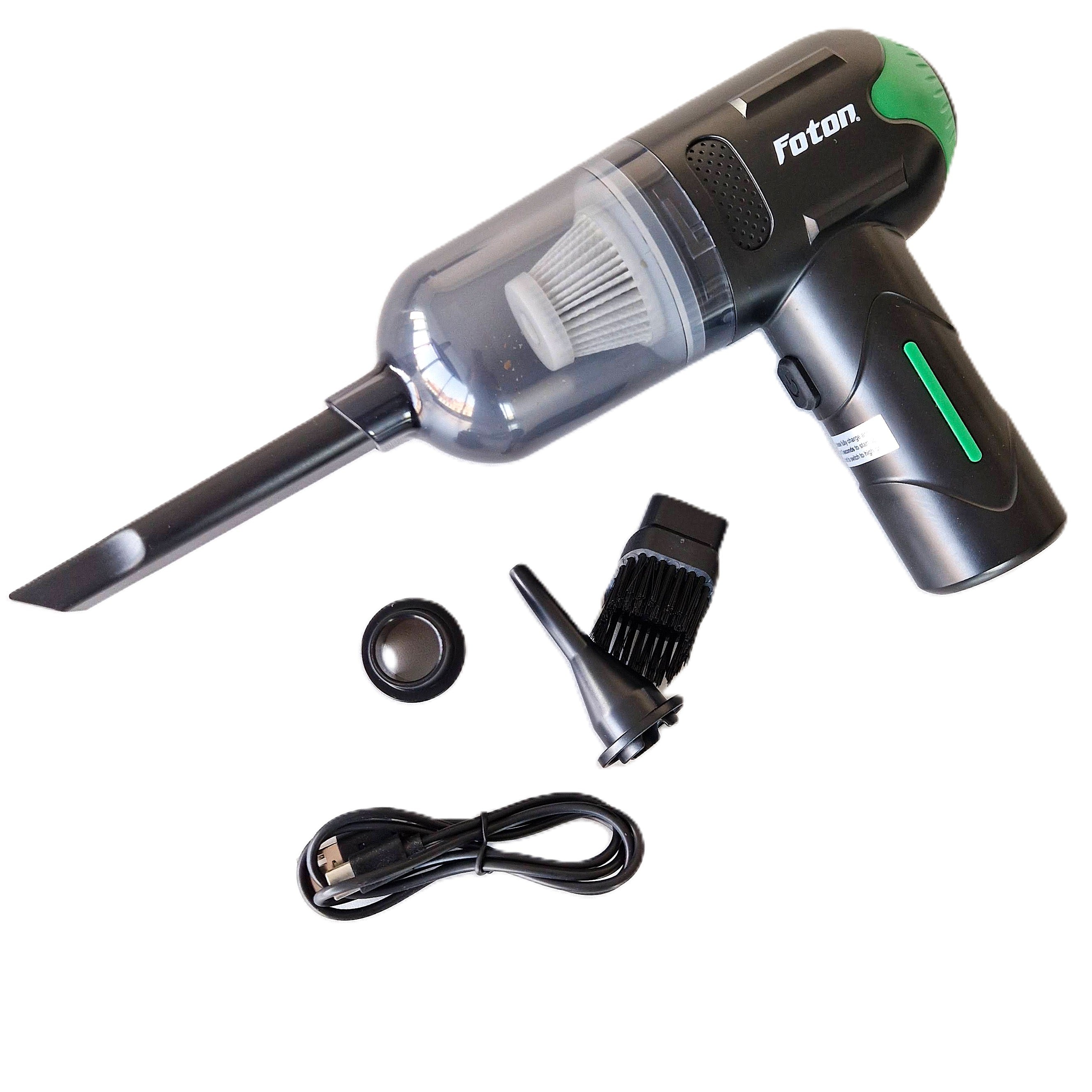 Mini Aspirator auto Foton AA119 USB-C 50W Foton - imagine 4