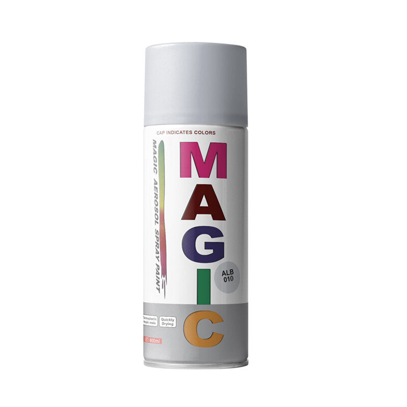 Magic - Vopsea spray Alb Lucios 010 450 ml Magic - imagine 1