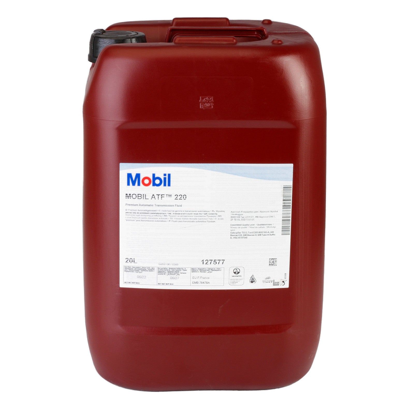 Ulei cutie viteze automată Mobil ATF 220 20L Mobil - imagine 1