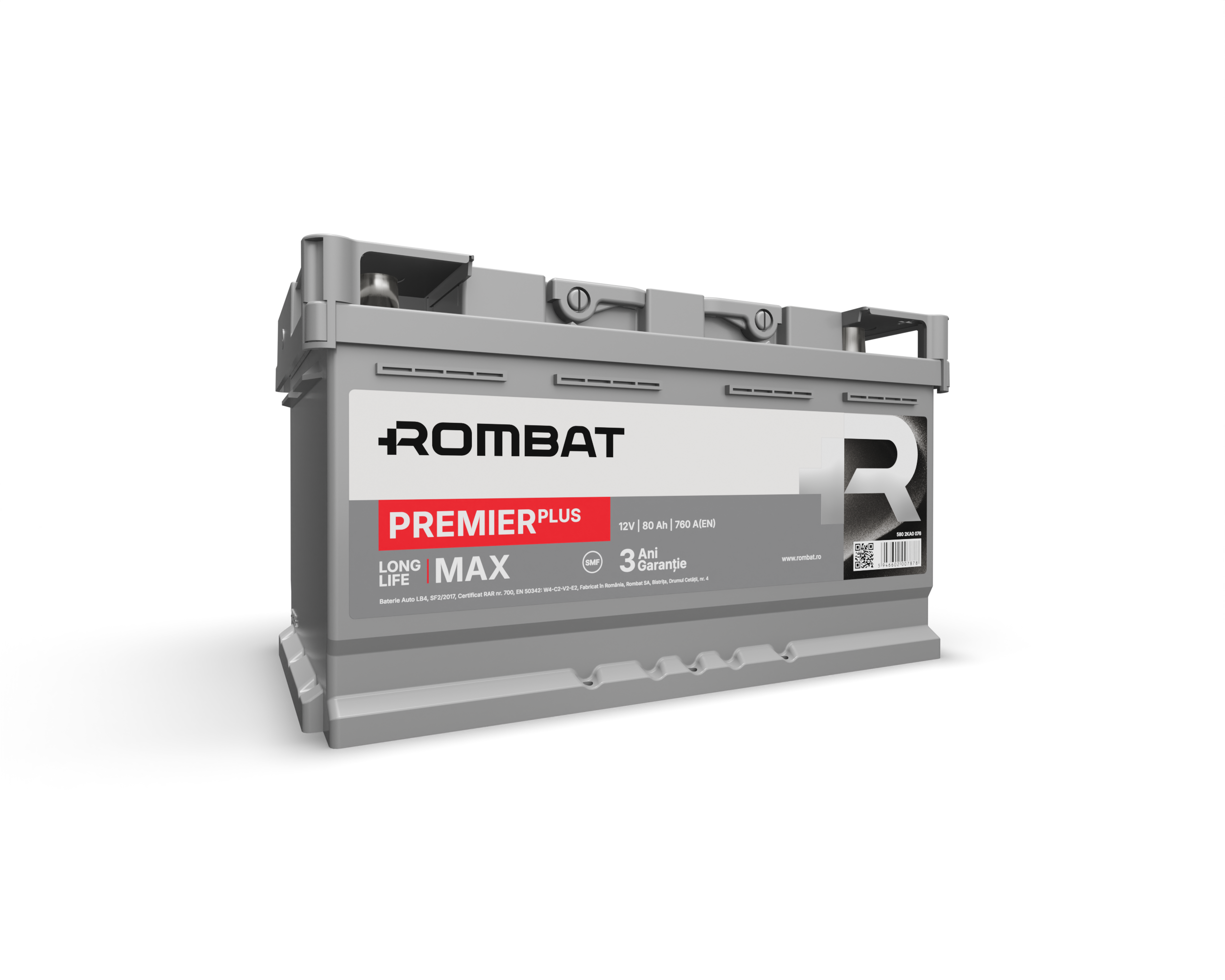 Acumulator Rombat Premier PLUS 80 Ah Rombat - imagine 1