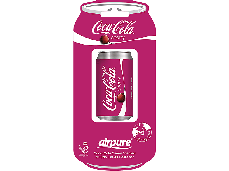 AIRPURE Odorizant auto, cutie de sifon 3D, cireșe Coca Cola Airpure - imagine 2
