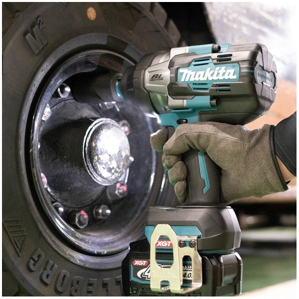 Masina de insurubat cu impact cu 2 acumulatori, Li-Ion, 40 V, 4 Ah, patrat 1/2 inch, 1700 Nm, M12-M36, valiza speciala Makita - imagine 2