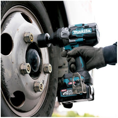 Masina de insurubat cu impact cu 2 acumulatori, Li-Ion, 40 V, 4 Ah, patrat 1/2 inch, 1700 Nm, M12-M36, valiza speciala Makita - imagine 3