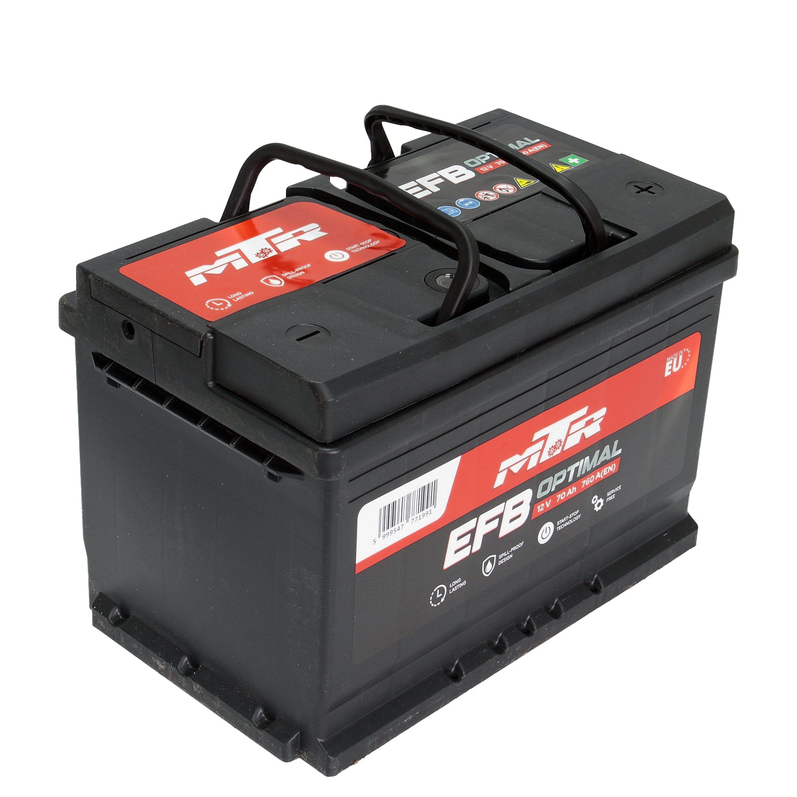 Acumulator turisme MTR EFB [START-STOP] 70Ah 760A MTR - imagine 2
