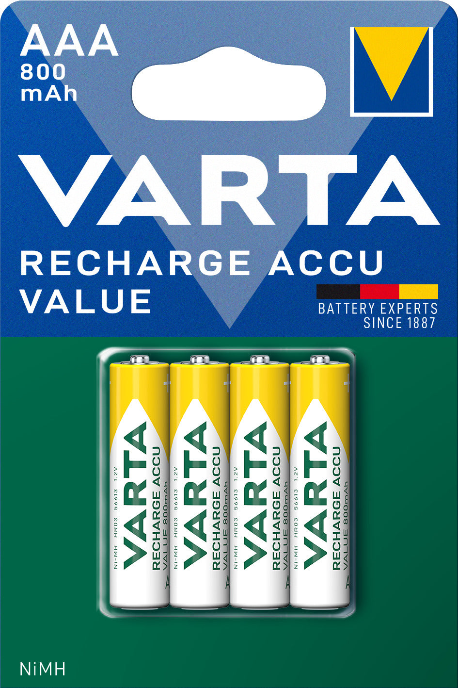Baterie reincarcabila Varta AAA 800 mAh Varta - imagine 1