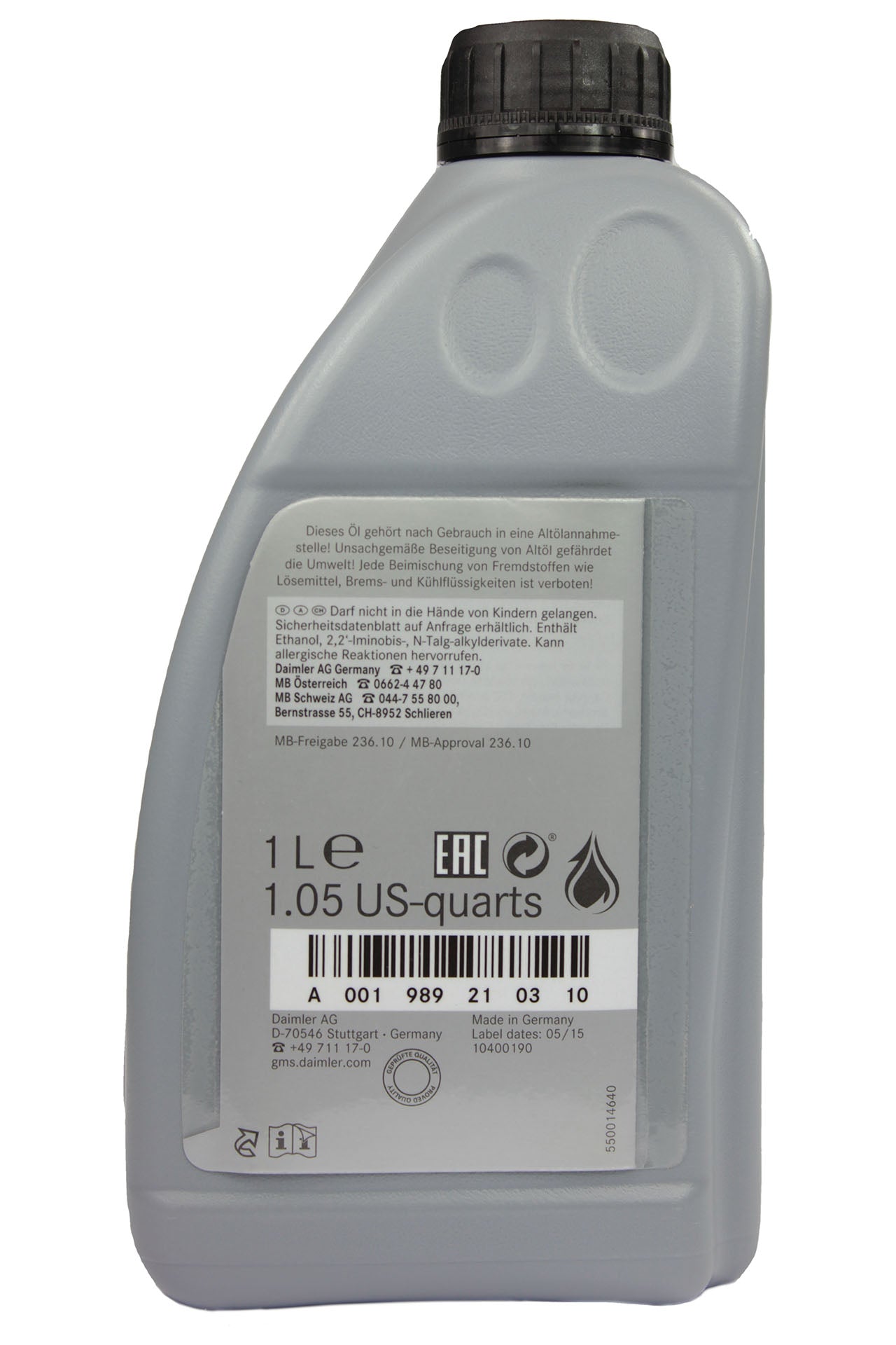 Ulei cutie viteze automată Mercedes ATF 1L [MB 236.10] Mercedes-Benz - imagine 3