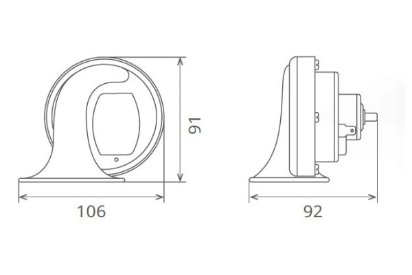 CLAXON ELECTROMAGNETIC 12V 6A TON JOS