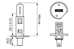 BEC 12V H1 55W ECO BOSCH