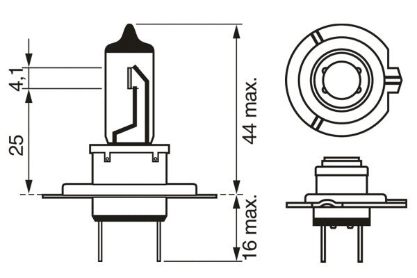 BEC H7 12V 55W PURE LIGHT (blister 1buc) BOSCH