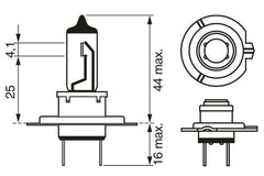 BEC H7 12V 55W PURE LIGHT (blister 1buc) BOSCH