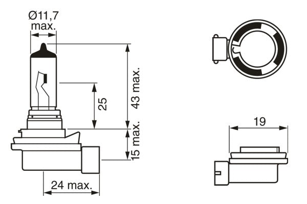 BEC 12V H8 35W ECO BOSCH